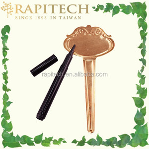 Marqueurs de jardin en cuivre, design simple, marque RAPITECH, 17 cm de long x 8 cm de large, pour serre et usage domestique - Product Image 2