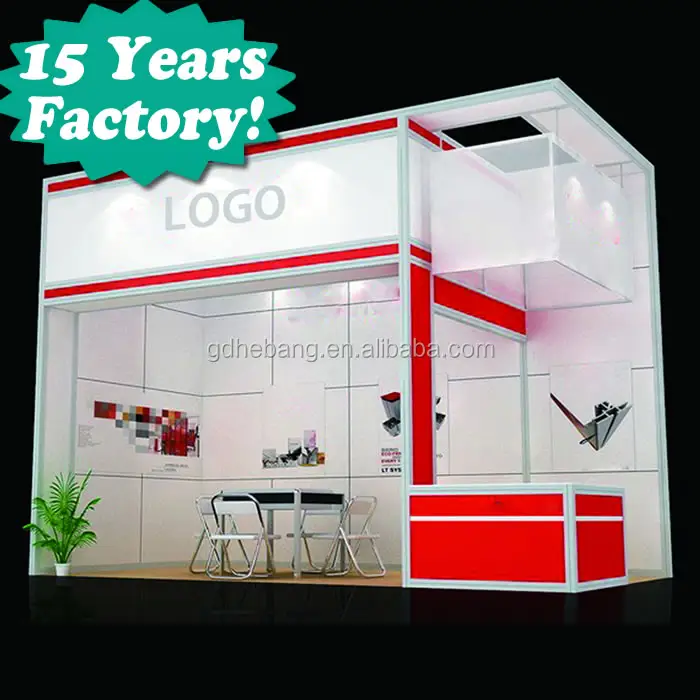 Custom aluminum exhibition stand installation dismantling service from car expo