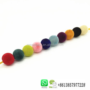 10 12 14 16 18mm acrílico flocado sentí espaciador perlas Color mezclado grueso Diy cuentas de collar y pulsera