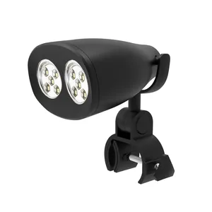 Luz para grelha led, com 10 luzes led super brilhantes para churrasqueira, para grelhar à noite, totalmente ajustável