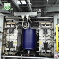 Fabricant de fûts en plastique bleus de 200 litres (55 gallons) avec couvercle fermé pour emballage chimique / Fût de 200 L / Baril de 200 L / Usine avec 60 ans d'expérience