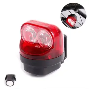 Lampu Belakang LED Sepeda Gunung, Set Lampu Dinamo LED Sepeda Gunung Induksi Magnetis Tanpa Baterai