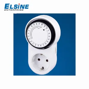 Soket Saklar Timer Mekanis 24 Jam Harian Tipe Jerman TG-30A 230V 16A