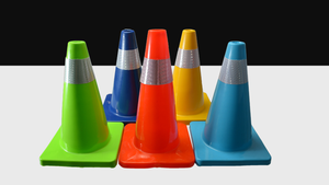 A buon mercato 12 "pollici 30cm 300mm flessibile PVC di plastica arancione Sport Indoor per bambini calcio formazione piccolo Mini cautela cono di sicurezza per la vendita - Product Image 5