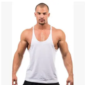 Pamuk spor atlet, 100% pamuk erkekler tank top, özel spor atlet