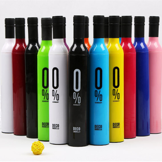 Рекламный красочный наружный недорогой зонтик для винных бутылок с пользовательским логотипом