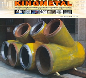 ASTM A335 P91 24&quot; Butt Weld <strong>Carbon</strong> <strong>Steel</strong> Pipe Fittings 45 <strong>Degree</strong> Lateral <strong>Tee</strong> - Product Image 3