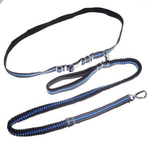 Tali Bungee Tali Anjing Bebas Genggam Reflektif Tali Penuntun Sabuk Pinggang Tali Anjing Carabiner untuk Latihan Lari - Product Image 6