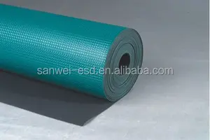 Alfombrilla verde de goma ESD, alfombrilla antiestática para puesta a tierra, seguridad ESD, banco de trabajo de escritorio electrónico antiestático, alfombrilla de mesa ESD