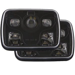 Offre Spéciale Gexune pour le camion de jeep wrangler accessoires <span class=keywords><strong>4x4</strong></span> conduite 5x7 pouces carré LED phare lumière de travail bar - Product Image 5