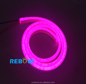 50 m <span class=keywords><strong>led</strong></span> neon flex RGB neón hogar iluminación 12 V 24 V cuerda flex <span class=keywords><strong>luz</strong></span> de neón - Product Image 4