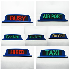 Taxi mái ánh sáng taxi Đăng đầu taxi ánh sáng với nam châm mạnh mẽ thông minh với màn hình hiển thị phong cách hơn để lựa chọn - Product Image 3