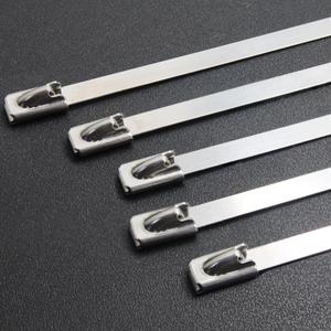 ربطة عنق معدنية مغلفة بالخدمة الشاقة SS304/من الفولاذ المقاوم للصدأ بسحاب ذاتي القفل - Product Image 6