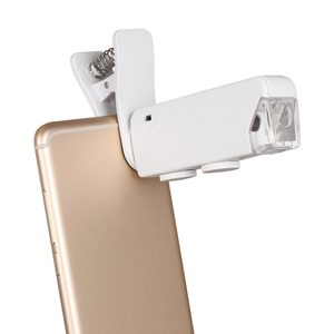 60x-100x <span class=keywords><strong>Téléphone</strong></span> <span class=keywords><strong>Téléphone</strong></span> Loupe Zoom Mini <span class=keywords><strong>Microscope</strong></span> de Poche avec BM-MG8001B de Lumière LED - Product Image 1