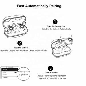 2018 Mới Nhất Mô Hình Thể Thao Nhỏ Vô Hình Tai Nghe BT5.0 Stereo TWS trong Ear Tai Nghe Bluetooth Tai Nghe Không Dây cho Điện Thoại Thông Minh - Product Image 6