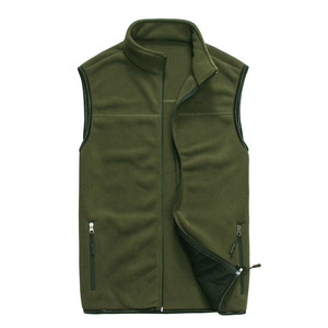 Ricamo personalizzato con Logo Full Zip Design Versatile per tenere in caldo gilet da <span class=keywords><strong>uomo</strong></span> volontario gilet in pile polare per i lavoratori - Product Image 3