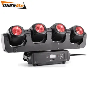 Kwaliteit China Led Beam Licht 4*32 W Rgbw Full Color Vier Hoofd Rotatie Amerikaanse Dj Moving Head Voor stage Dj Licht