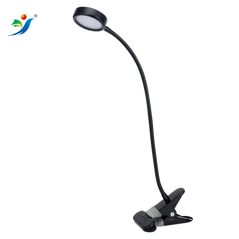 24 LED лампа для чтения, лампа 7 Вт клип лампа для чтения для макияжа настольная лампа USB перезаряжаемые кровать Light 2 яркость встраиваемые тёплого/белого цвета с защитой для глаз