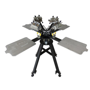 Hướng dẫn sử dụng màn hình máy in 4 màu <span class=keywords><strong>silkscreen</strong></span> máy in cho vải hàng may mặc đối tượng phẳng - Product Image 1