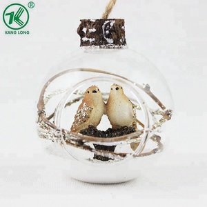 Làm bằng tay bán buôn Kính giáng sinh Bóng đồ trang trí số lượng lớn - Product Image 5