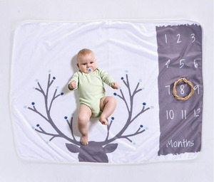 2018 nouvelle chine produits 100% polyester tricoté super doux chaud pola d'étape bébé polaire <span class=keywords><strong>couverture</strong></span> - Product Image 2