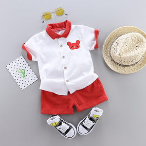Camisa con cuello para niños, ropa de manga corta de verano, a la moda, venta al por mayor, 2019 - Product Image 5