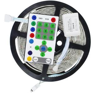 54LED/M 5 M 5050 RGB Warna Mimpi Tahan Air Warna Mengubah Kit Pacuan Kuda Strip DIPIMPIN cahaya + 25 kunci Remote Controller