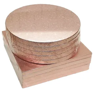 Một Vòng/Vuông Foil Bánh Trống Ban Rose Gold Foil Bánh Ban