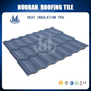 2016 venta caliente nuevos materiales de construcción piedra recubierta de metal teja - Product Image 5