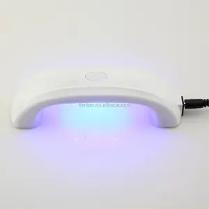 阿里巴巴热销新产品 2016 便携式 6 w 9 瓦指甲 led灯固化灯干燥机 9 w 彩虹小型 led灯真空干燥机指甲