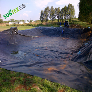 バージン<span class=keywords><strong>HDPE</strong></span>フィッシュファーミングポンドライナー/ヘビーデューティープラスチックブラックカラーウォーターポンドアンダーレイ/防水メンブレンプラスチックシート