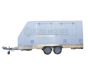<span class=keywords><strong>Remorque</strong></span> mobile de cuisine d'acier inoxydable de chariots de nourriture réfrigérés Offre Spéciale - Product Image 2