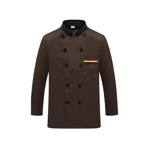 Fashion Design Chef Coat Jacket Uniform For Hotel /Bar /Waiter Uniforms