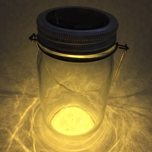 Nuevo regalo de Navidad decoración Mason Jar luz solar con LED - Product Image 1