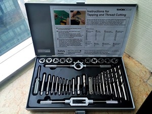<span class=keywords><strong>Aldi</strong></span> WORKZONE OEM outils fournisseur 34 PCS Din Standard Tap et Die Set avec forets - Product Image 4