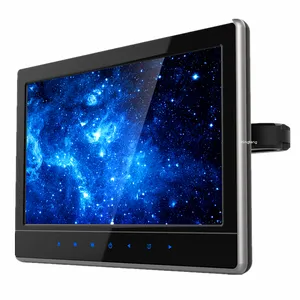 Tasto di tocco di 11.6 ''Pollici Ultra Sottile HD Digitale Poggiatesta Auto Monitor Lettore DVD Con Il Gioco del Trasduttore Auricolare Jack