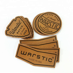 Custom echt reliëf wasbaar gepersonaliseerde logo lederen <span class=keywords><strong>patch</strong></span> voor kleding