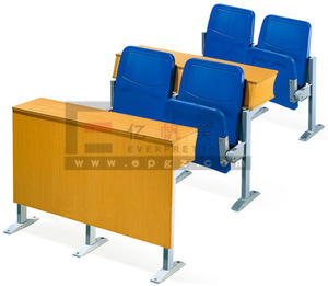 Furnitur pendidikan meja langkah sekolah dan kursi terpasang kursi kuliah Hall dengan meja untuk Universitas