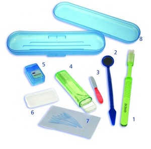 Portable Dental Orthodontic Kits Dental Floss Adult Toothbrush