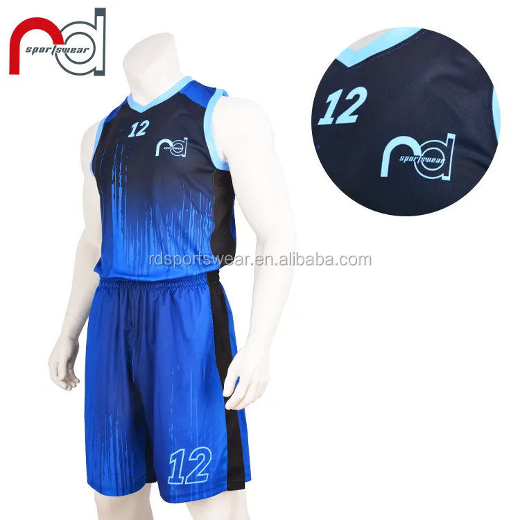 Custom ized College Sublimation Basketball neuesten schwarzen und orange Basketball Trikot Uniform Design