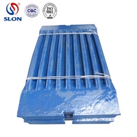 Pièces de rechange après-vente, plaque de mâchoire pivotante fixe pour Shanbao PE400x600,PE500x750,PE600x900,PE750x1060,PE900x1200