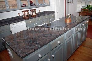 Classic Paradiso Bash Granito Encimera Cocina Encimera Isla Full Bullnose Edge Precio de fábrica Cheap Vanity Tops Table Tops - Product Image 4