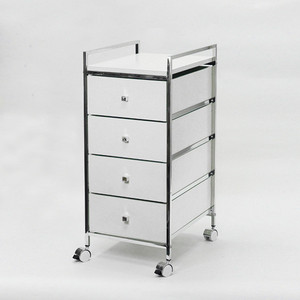 Chariot de rangement domestique en plastique à 4 niveaux, de conception simple - Product Image 1