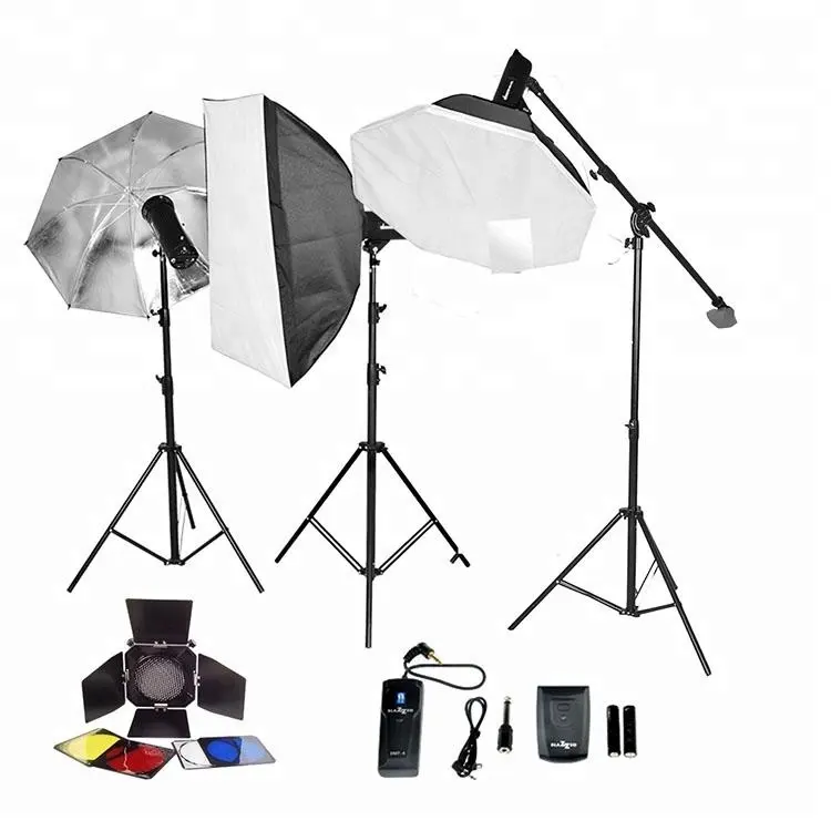 2020 fornitori di commercio all'ingrosso photo studio accessori led fotografia softbox kit di illuminazione