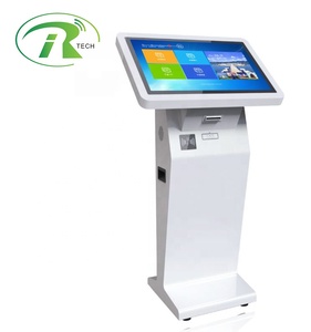 IRTECHタッチスクリーンフロアスタンディングチケットディスペンサーQMSQ管理銀行キュー通話システム、電子番号表示システム - Product Image 6