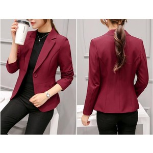 Ysmarket 6 màu sắc mùa xuân mùa thu phù hợp với áo khoác nữ mỏng khí chất Phụ nữ ngọt ngào Áo khoác đơn Nút dài tay áo Femme - Product Image 5