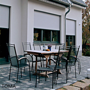 <span class=keywords><strong>Volet</strong></span> <span class=keywords><strong>roulant</strong></span> extérieur électrique vertical moderne en alliage d'<span class=keywords><strong>aluminium</strong></span> avec commande motorisée et manuelle, résistant aux ouragans et aux tempêtes, facile à nettoyer - Product Image 6