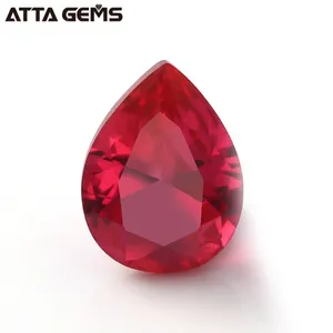 Preis für synthetische Taube Blood Red Pear Ruby Corundum