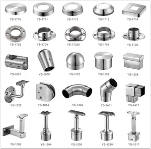 Copertura per Ringhiera Scale in Acciaio Inox Spazzolato con Flangia per Piastra Base e Coperture, Garanzia di 5 Anni - Product Image 6