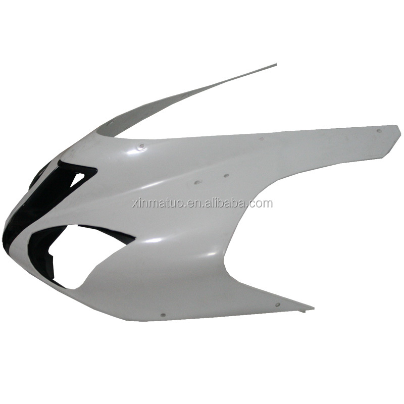 Unpainted White Upper Front Fairing for KAWASAKI ZX6R